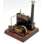 Carette Circa 1910 Model 689/1 Stationary Steam Plant, comprising of spirit fired horizontal