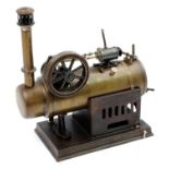 Josef Falk JF491, Circa 1900, Overtype spirit fired horizontal steam engine, comprising of a