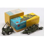A Corgi Toys military diecast group to include a 1115 loading trolley for Bristol Bloodhound