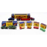 Matchbox Lesney and Major Pack boxed model group of 6 comprising No.11 ERF Petrol Tanker, No.40