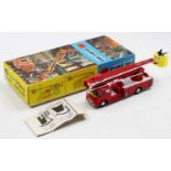 A Corgi Toys No. 1127 Simon Snorkel fire engine comprising of red body with fire engine figures
