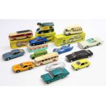 One tray containing a collection of various diecast vintage and modern release vehicles to include a