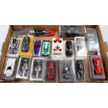 One tray containing a collection of mixed 1/43 Spark Models, Universal Hobbies, Bizarre, and similar