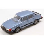 Made in Finland, 1/24th scale plastic model of a Saab 900 Turbo, dealer promotional example,