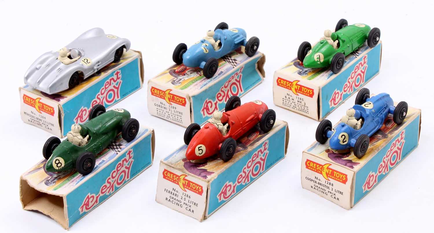 Collection of 6 boxed Crescent Toys Racing Cars, all in original boxes, boxes with some wear and - Image 3 of 3