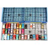 2 Matchbox Lesney Superfast collectors carry cases containing 37 various Matchbox Superfast,