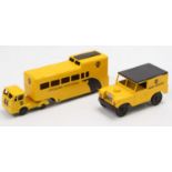 2 Budgie Toys 'AA' Roadside Rescue Vehicles comprising a Jumbo Mobile Traffic Control Unit with