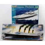 A Minicraft Models Kits and Revell boxed plastic boat kit group, to include a Minicraft Model Kits