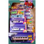 A collection of boxed Siku diecast, with examples including No. 1918 Mercedes Airport Bus with