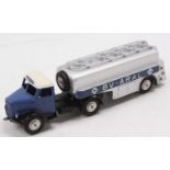 Marklin 8000 "BV - Aral" Tanker, dark blue cab with off white roof, black chassis, silver and blue