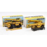 A Conrad 1/50 scale boxed mobile crane group to include a No. 2076 Kraan Transport Ltd LTM 1030