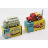 A Corgi Toys boxed commercial vehicle group to include a No. 420 Thames Airborne Caravan, a No.