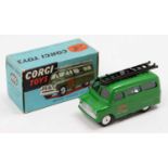 Corgi Toys No. 405 Bedford Utilecon AFS tender, comprising of green body with black roof ladder,