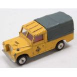 Corgi Toys No. 416 Land Rover 109WB, rare Radio TS promotional comprising a yellow body, with a