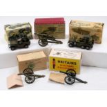 A collection of FJ & Britains military vehicles and accessories to include a Britains No. 1292 Royal