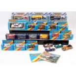 A collection of Matchbox diecast comprising 9x 'blue box' issues including No. 25 Audi Quattro,