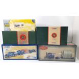 Five various boxed Corgi 1/50 scale Heavy Haulage and Vintage Glory of Steam modern issue diecasts