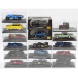 16 Ixo plastic cased 1/43 scale diecast to include a Le Mans 1938 Delahaye 135S, an Austin 7 RK