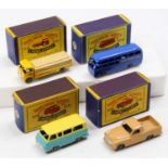 Matchbox Lesney boxed model group of 4 comprising No. 50 Commer Pick-Up, No. 51 Albion Chieftain