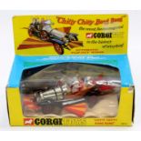 Corgi Toys No. 266 Chitty Chitty Bang Bang, appears as issued with all original tail fins, side fins