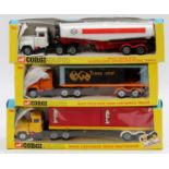 Corgi Toys boxed Truck group of 3 comprising No. 1100 Mack Truck with Trans-Continental Trailer, No.