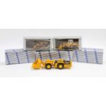 A Conrad boxed construction vehicle group to include a No. 2430 GHH 4-wheel loader together with a