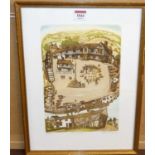 Glynn Thomas (b.,1946) - Lavenham, lithograph, signed, titled and numbered 60.150 in pencil to the