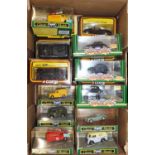 One tray containing a quantity of mixed Corgi modern release diecasts to include a Bedford Evening