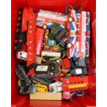 A quantity of mixed playworn diecast to include Matchbox