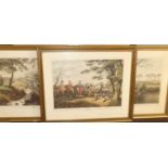 After Samuel Howitt - a set of four reproduction sporting prints; together with a photographic print