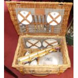 A Rolls Royce four-place picnic set by W Gadsby & Son, to include plates, cups and saucers, and