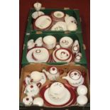 Three boxes of Wedgwood Barlaston pattern tea and dinner wares