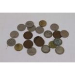 A collection of British pre-decimal coinage to include half crowns, pennies, commemorative crowns