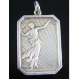 A George V. Blackpool Dance Festival Winters Gardens 1932 silver medal, 1st Prize Class Style, maker