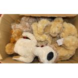 A collection of soft filled bears to include Boyds Bears and Friends series