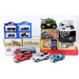 A collection of mixed scale modern release diecasts to include Atlas Editions, Corgi Toys, Eligor