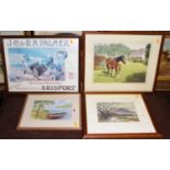 Three sundry 20th century school watercolours, to include Beryl Taylor - Scottish Loch, Julia