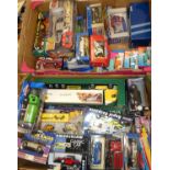 Two trays of mixed modern issue diecast, mainly boxed, to include Lledo Days Gone and Super Racers