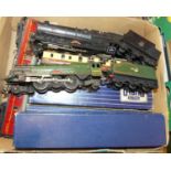 A tray of Triang and Hornby 00 railways to include a Princess Elizabeth No.46201 loco and tender