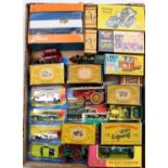 A collection of mixed diecasts, with examples including a Matchbox Models of Yesteryear Y1 Allchin