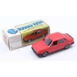 Kovad of Czech, 1/20th scale plastic friction drive model of a Skoda 120L, finished in red and