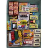 A mixed collection of mostly boxed Matchbox Lesney Superfast, with examples including No. 7