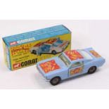 Corgi Toys No. 348 Ford Mustang 2+2 "Flower Power" Stock Racing Car in lilac/blue with psychedelic