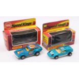 Matchbox Speedkings Boxed Group, 2 examples to include K-55 Corvette Caper Cart, together with a K-