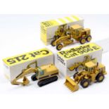 A collection of NZG 1/50 scale Caterpillar earth moving and construction diecast vehicles to include