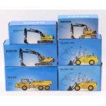 A Volvo Construction Equipment series 1/50 scale boxed group, manufactures to include Micro Link
