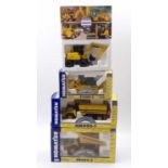 A collection of Joal and Old Cars mixed scale Komatsu Construction vehicle group, to include a