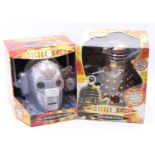 2 x Character Online Doctor Who figures to include: cyber leader voice changer head, radio-