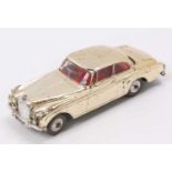 Corgi Toys, 224, Bentley Continental, gold plated example with red interior and spun hubs, as seen