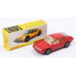 French Dinky Toys, No.1411 Alpine Renault A310, red body with cream interior, with silver plastic